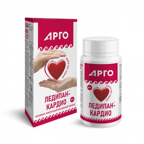 Купить Витаминно-минеральный обогащенный комплекс Ледипан-кардио, капсулы, 60 шт  г. Орехово-Зуево  