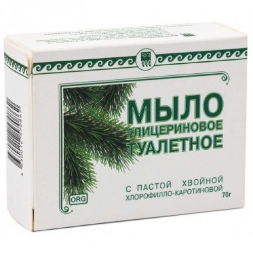 Купить Мыло туалетное глицериновое Фитолон с пастой хвойной хлорофилло-каротиновой  г. Орехово-Зуево  