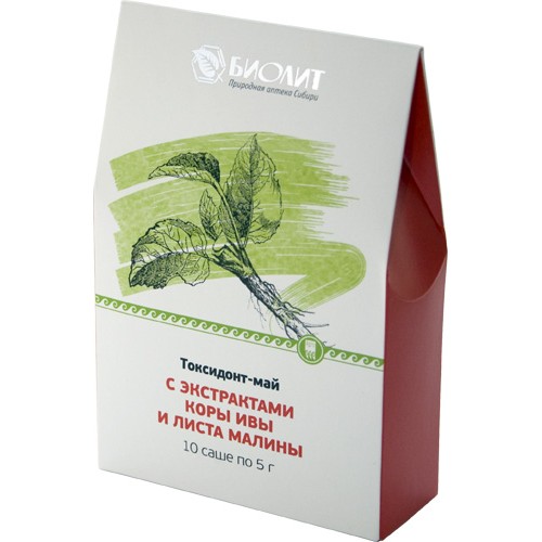Купить Токсидонт-май с экстрактами коры ивы и листа малины  г. Орехово-Зуево  