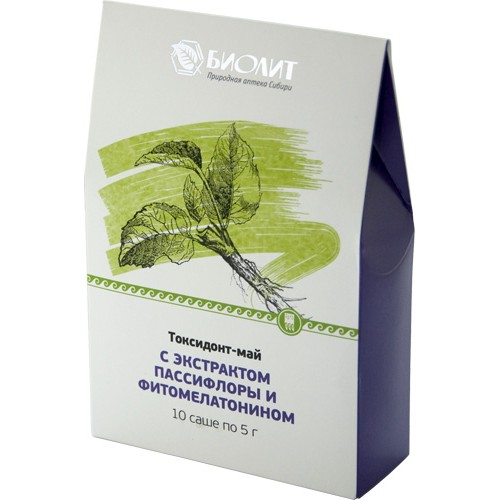 Купить Токсидонт-май с экстрактами пассифлоры и фитомелатонином  г. Орехово-Зуево  